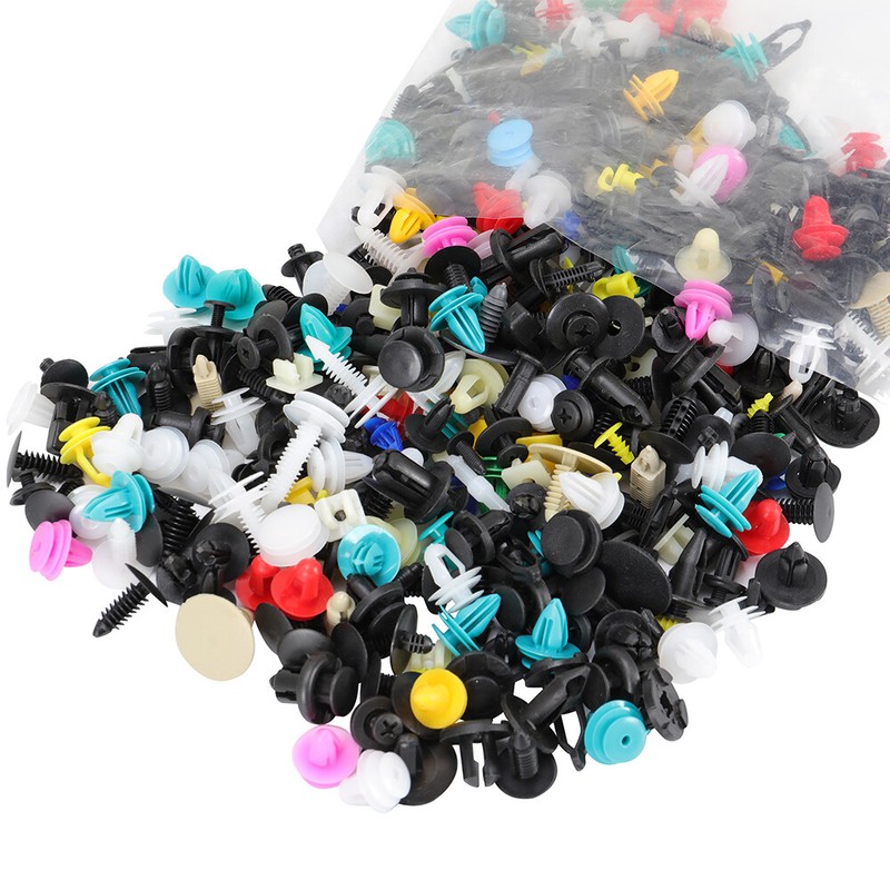 500pcs Clips Car Plastic Push Pin Rivet Trim Moulding Fastener Screwdriver USA gallery
