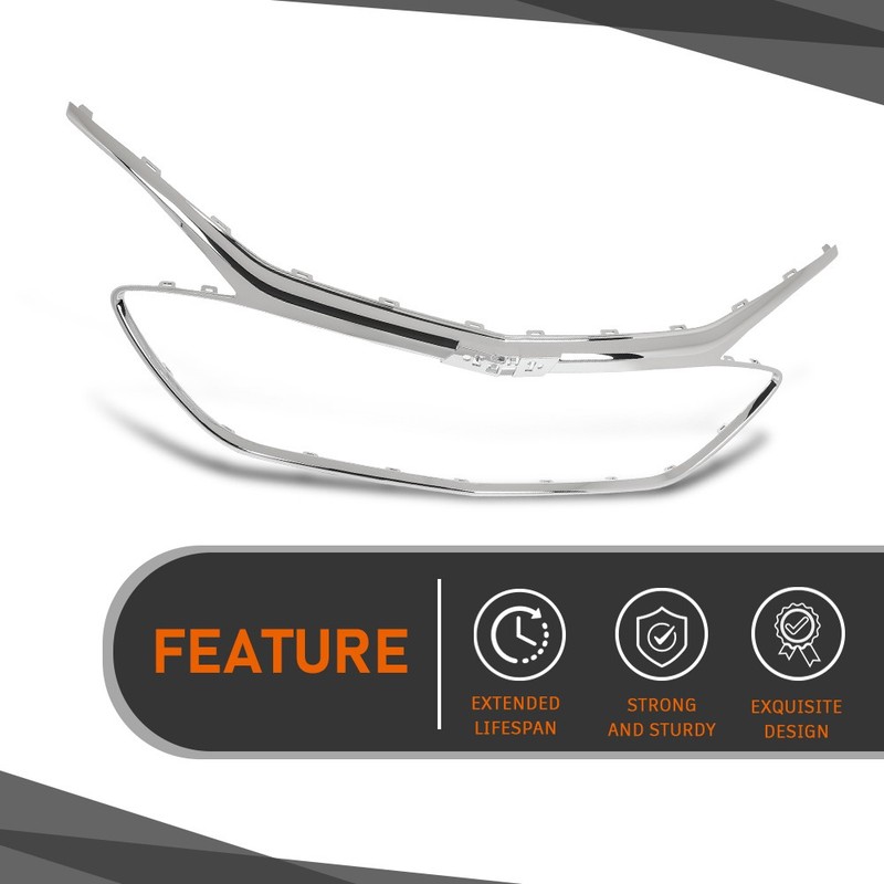 Fit For 2019 2020 2021 2022 Chevrolet Malibu Chrome Front Grille Trim GM1202106 gallery