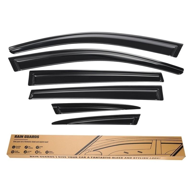 Wind Deflector For 2017-2022 Honda CRV 2017-2022 6pcs JDM New Tape-on 6x gallery