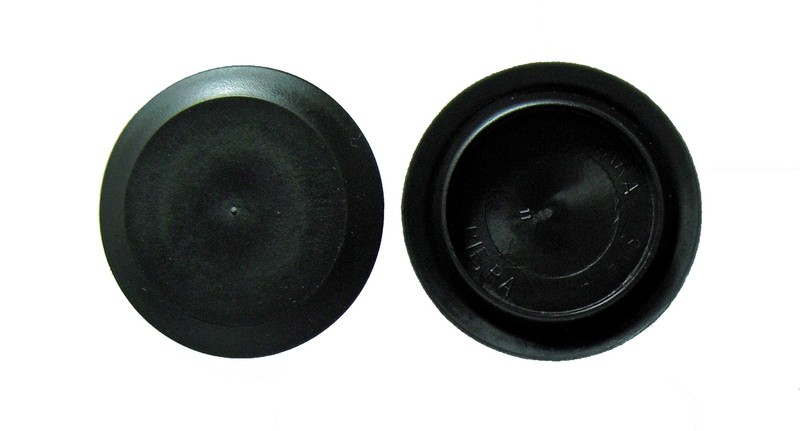 2″ Flush Mount Black Plastic Body and Sheet Metal Hole Plugs Qty 25 2.00 Inch
