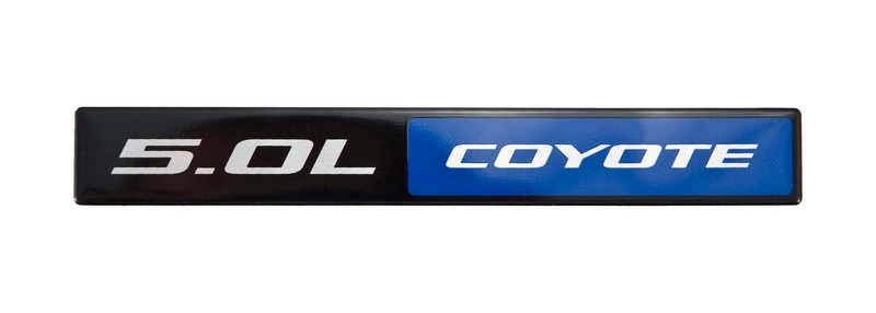 2011-2023 Ford Mustang GT Ford F150 5.0 Coyote V8 Silver Black Blue Emblem 5.75″