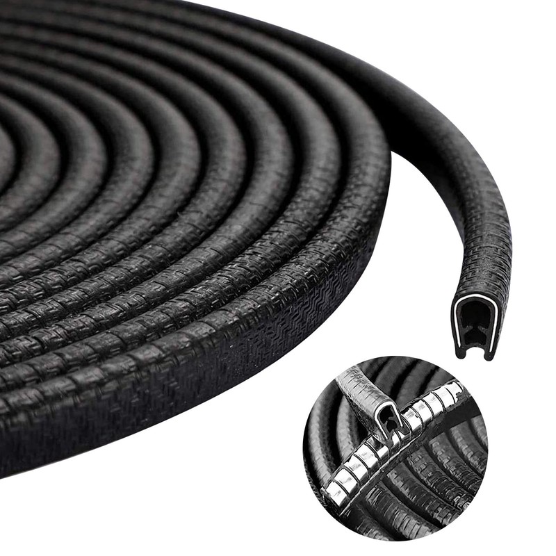 33FT Door Window Lock Trunk Hood Edge Trim Fit Car SUV Rubber Seal Weather Strip gallery