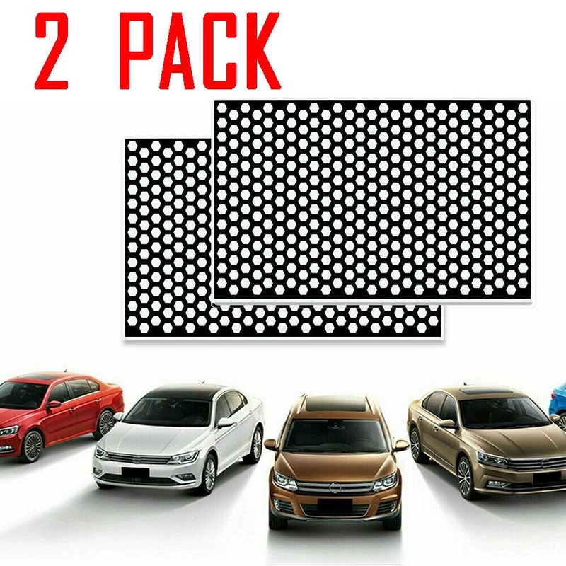 2x Car Rear Tail Light Cover Honeycomb Sticker Tail-lamp Decal Accessories NEW gallery