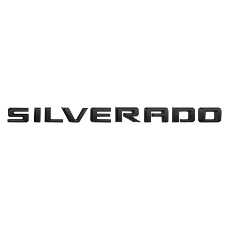 Gloss/Matte For Silverado 2019-2022 Emblem Side Fender / Tailgate Letters Badge