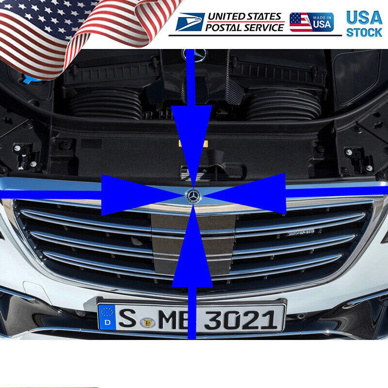 NEW Mercedes Front Grille Emblem Badge 2014+ W205 W213 W222 C E S CLASS Genuine gallery