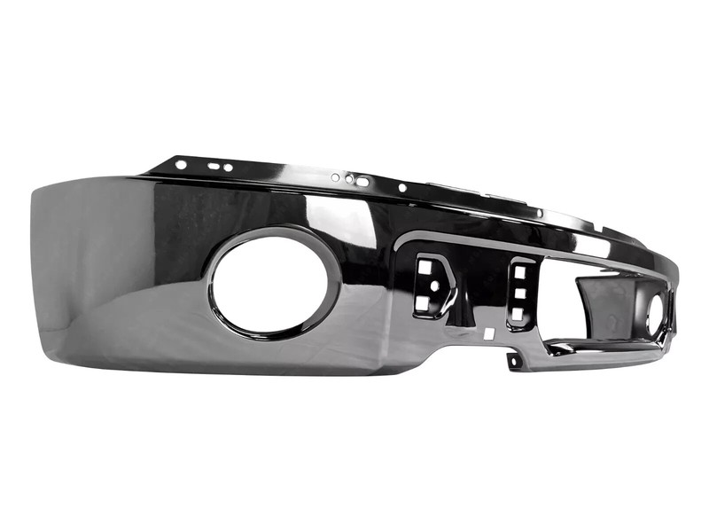 Front Bumper Chrome Steel & Fog Lights Assembly Kit For 2009-2014 Ford F-150 gallery