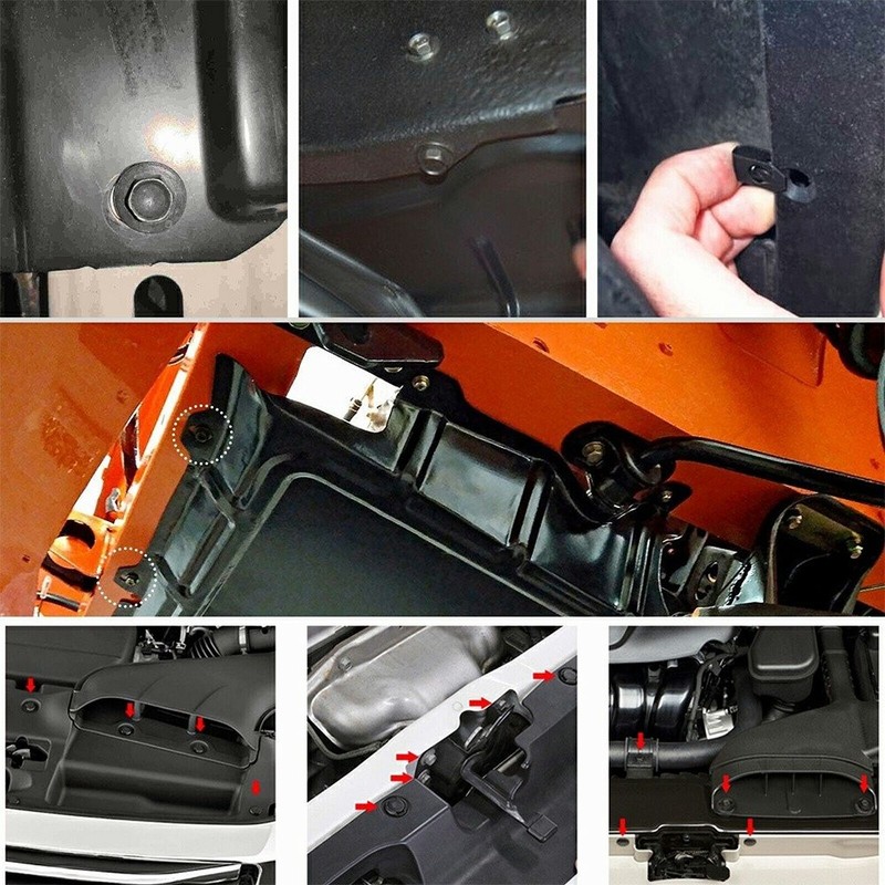 Clips U-nut Engine Shield M6 Cover Guard 35x Under Fit Splash Nissan Body Bolts gallery