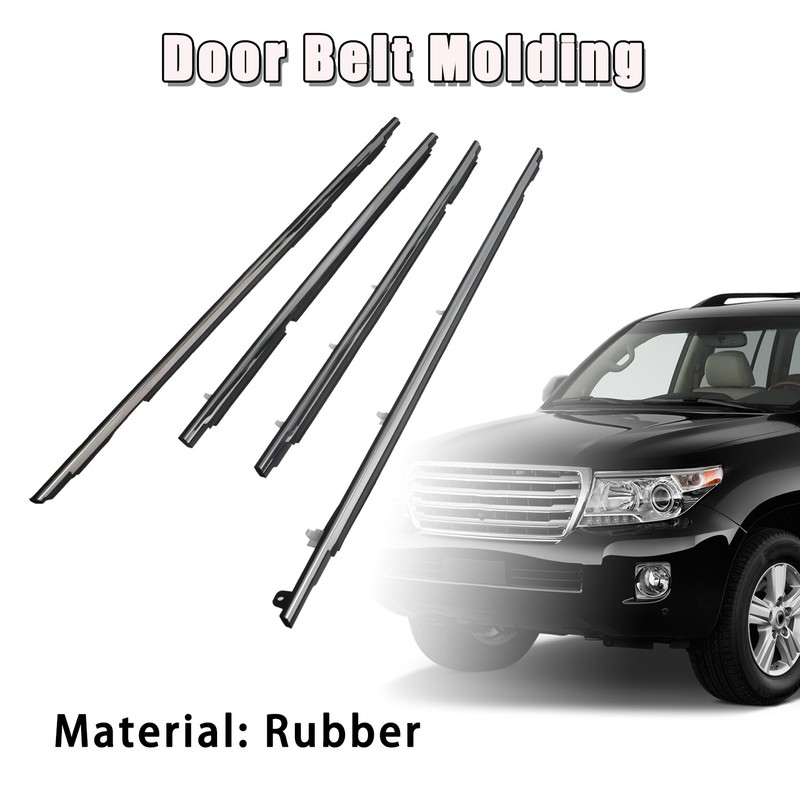 New Outer Window Molding Trim Weatherstrip Seal Strip for 91-97 Land Cruiser us gallery