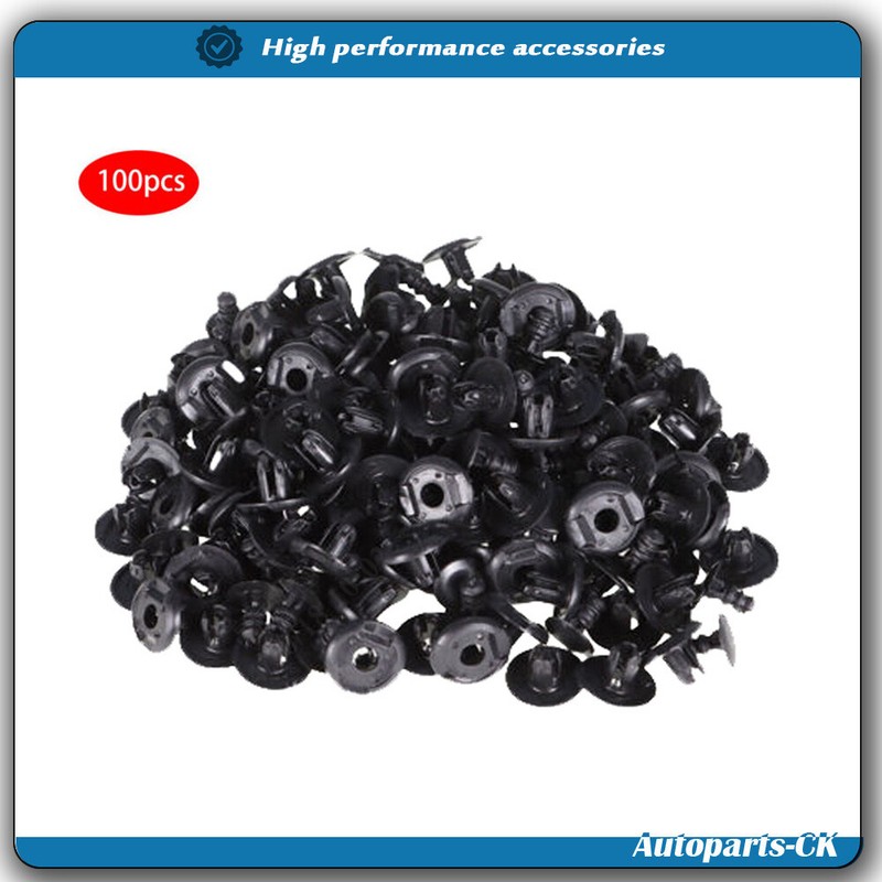 NEW Automotive Plastic Clip Black Suitable For 1984-2012 Nissan Infiniti 100 Pcs