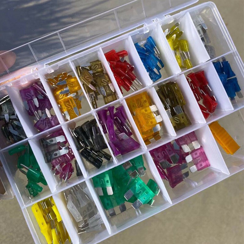 220pcs Car Truck Auto Blade Fuse Automobile Assortment Kit Box Set for Vehicles gallery