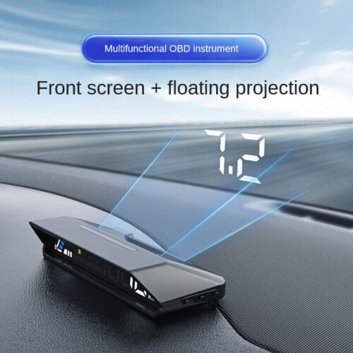 OBD II Car HUD Head Up Display Dual Screen Digital Speedometer Projector NEW gallery