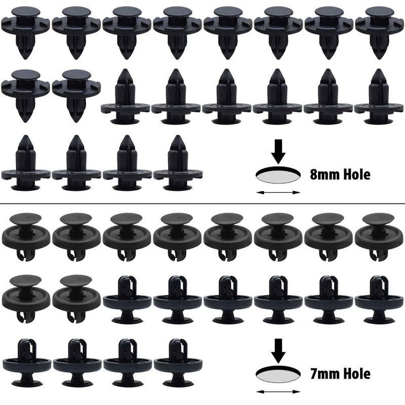 100x Car Body Trim Moulding Clips Undertray Splash Shield Rivet For Toyota Lexus gallery