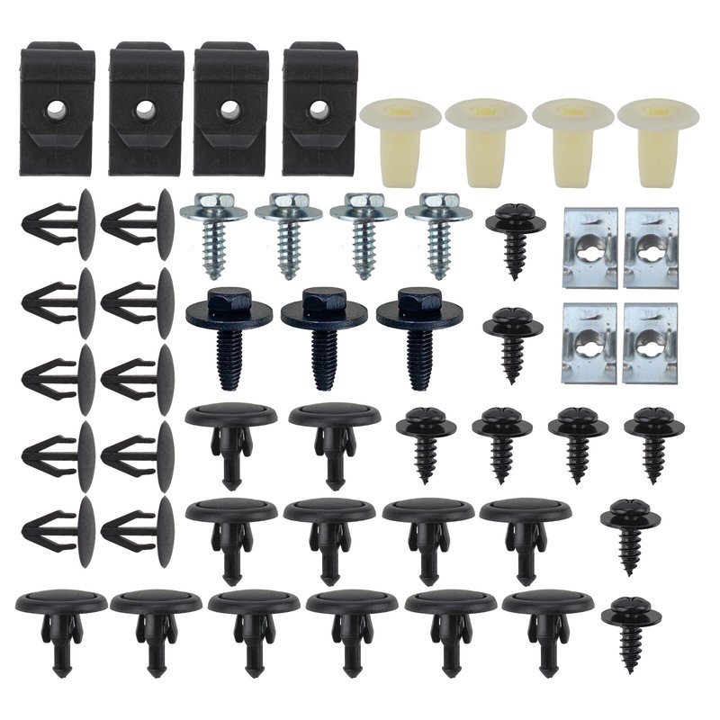 50x Clip Car Door Fender Bumper Panel Fastener Screw Rivets Push Pins Retainer gallery