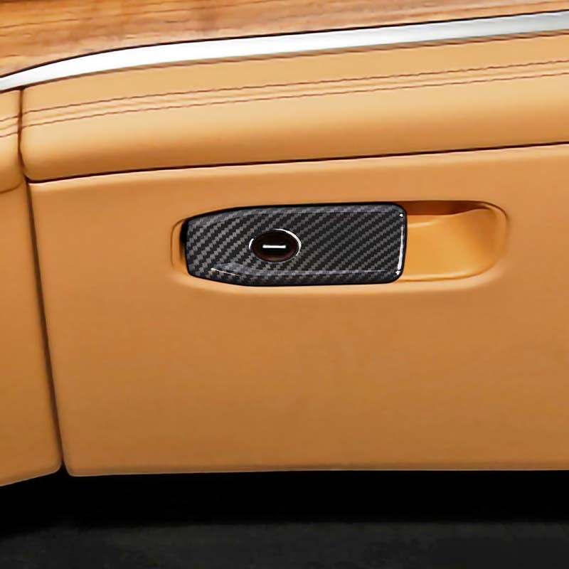 Co-pilot Storage Box Handle Trim Fit for Jeep Grand Cherokee 21+Carbon Fiber ABS gallery