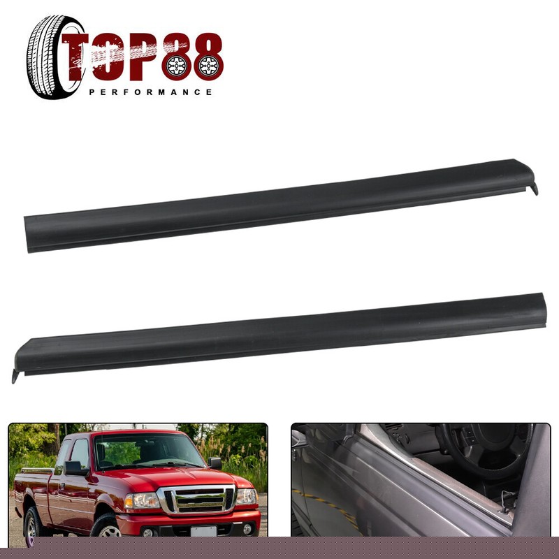 2 x Black Window Seal Belt Weatherstrip Molding Trim For Ford Ranger 1999-2011