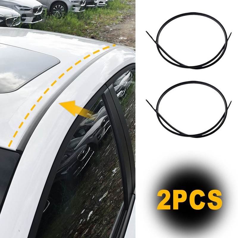 For 2014-2017 Toyota Corolla Sedan 2X Left+Right Roof Drip Molding Weatherstrip gallery