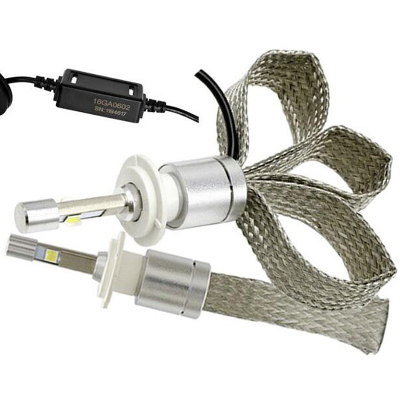 12V-24V DC 2× LED Headlight LED H4 Bulb 80W H4 Auto Light Car Accessories Lamp gallery