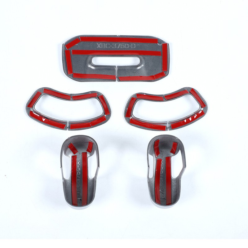 5x Seat Belt Buckle Decor Cover Trim Bezels For Dodge RAM 1500 2010-2017 Chrome gallery