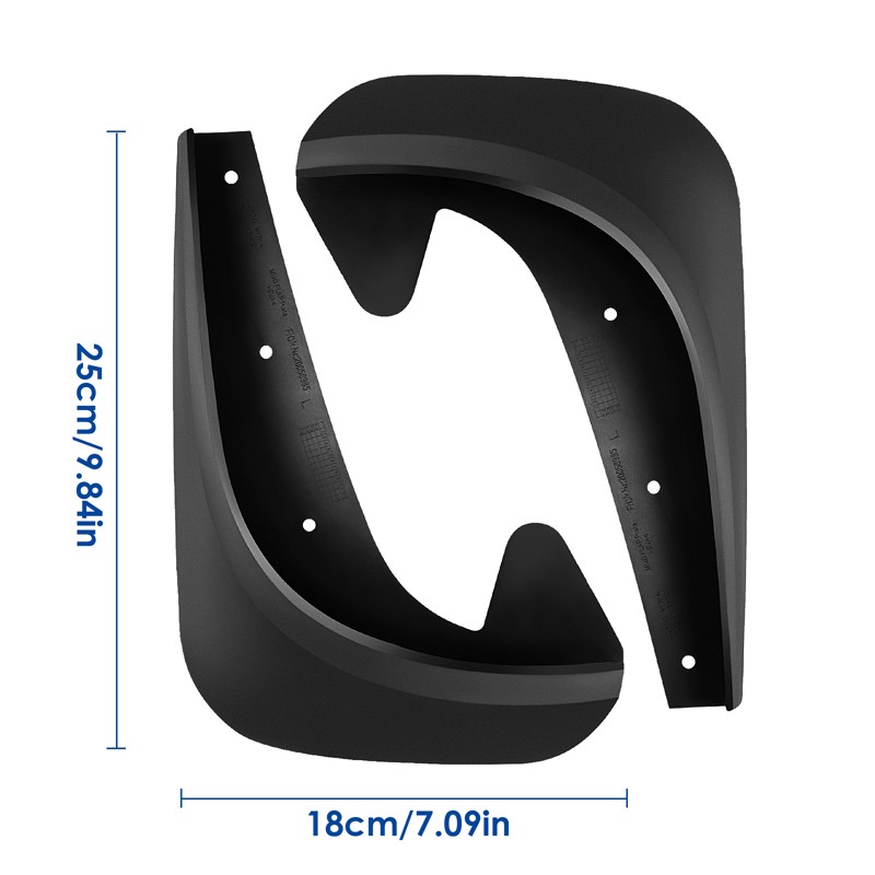 Splash Guards Car Mud Flaps for Front Rear / Tires - Universal Fit Easy Install gallery
