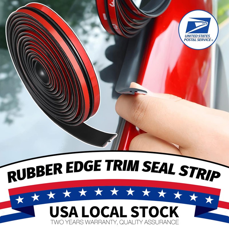3M T-shape Rubber Molding Seal Trim Universal for Front Rear Windscreen&Sunroof