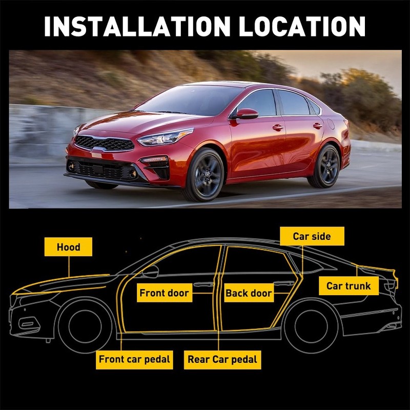 5m Car Door Rubber Seal Strip Double-Layer Weather Strip Soundproof Waterproof gallery
