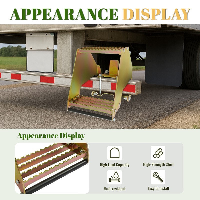 600LBS Rear Semi Fold Truck Steps 4” Beam W/Auto-Stow Steel For Silverado 1500 gallery