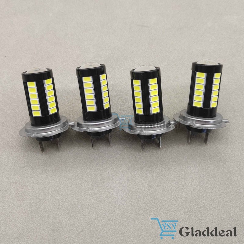 4x H7 Super Bright LED Headlight Bulbs Conversion For High Low Beam 6000K White