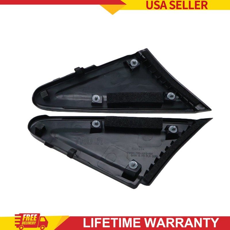 Fit 12-15 Honda Civic Door Mirror Corner Molding Trim US Stock Fast Shipping 2x gallery