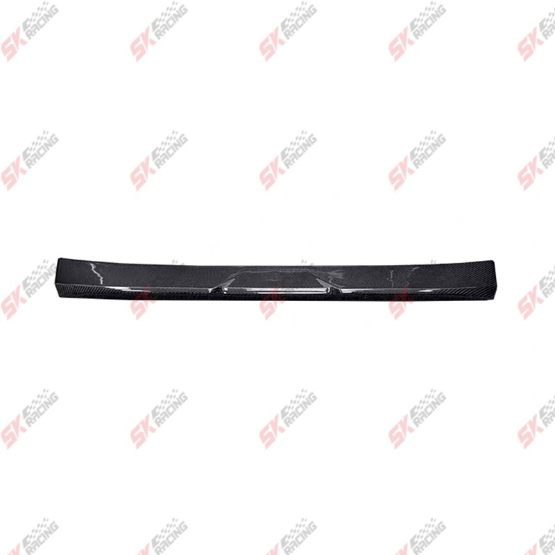 Unpainted FRP/Glossy Black/Carbon Fiber Rear Roof Spoiler Wing Fits BMW iX 22-25