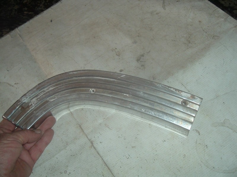 1957 58 59 Ford Ranchero LH Bed window rear Molding good used