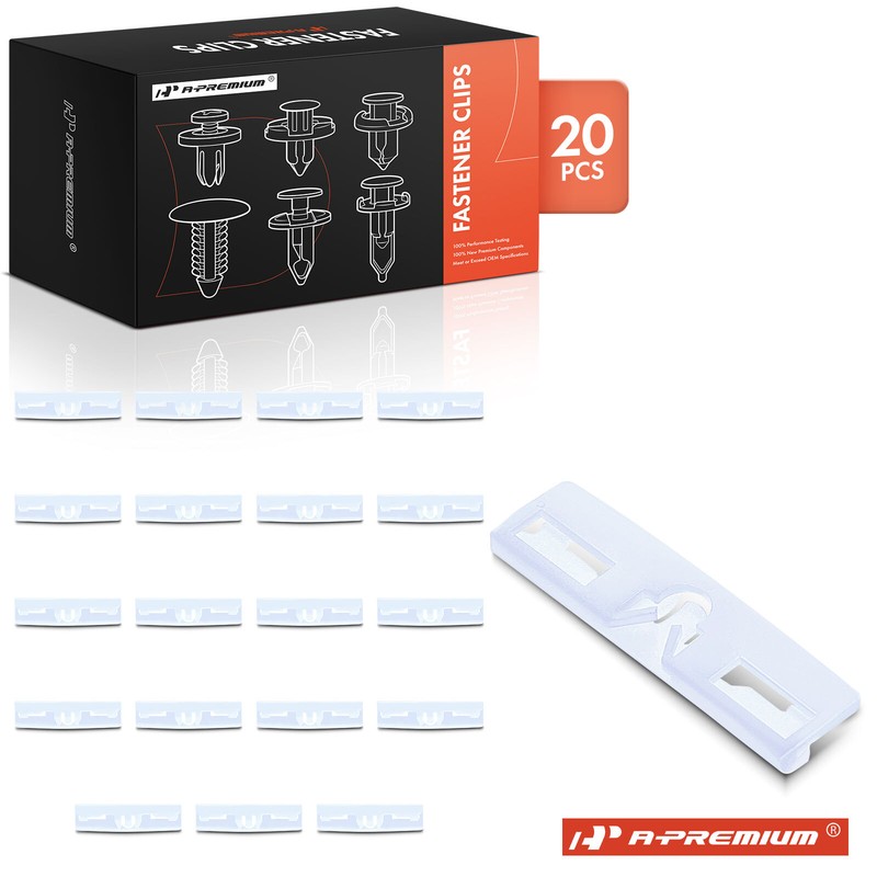 A-Premium 20Pcs 58mm Nylon Windshield Moulding Fasteners Clip for Toyota Lexus