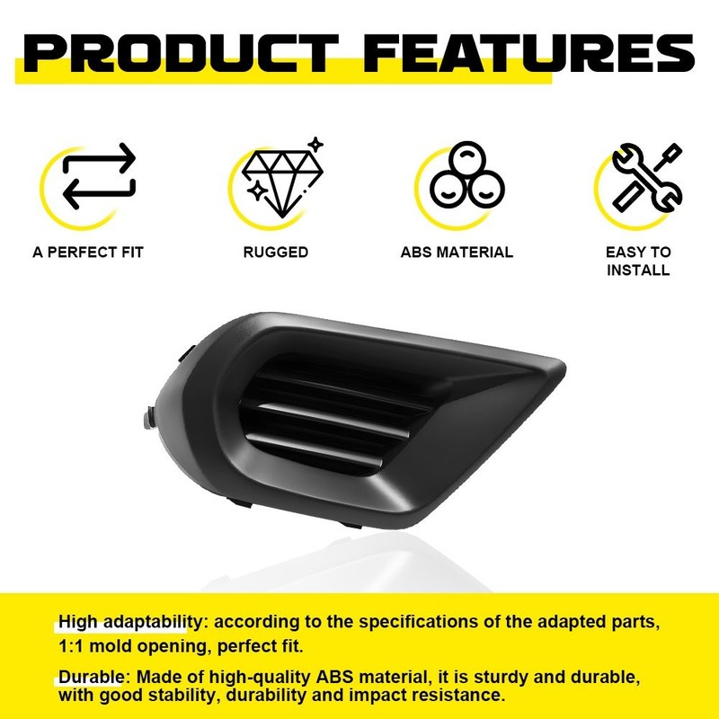 2x Front Fog Light Lamp Cover Bezel For 2014-2016 Subaru Forester Left Right EPY gallery