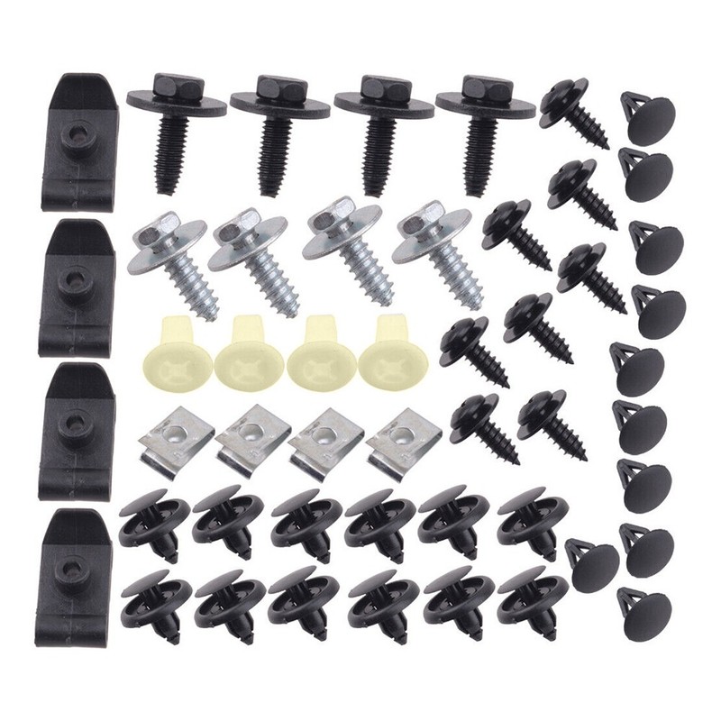 50x Fit For Toyota Engine Cover Clip Screw Undertray Splash Liner Fastener New C gallery
