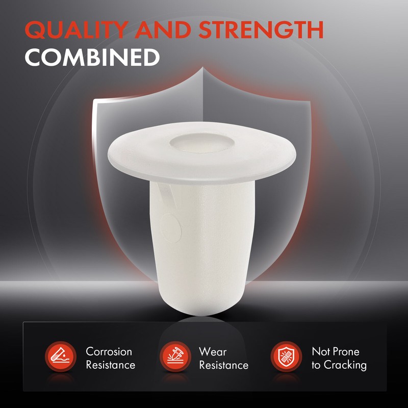50x 9mm Square Nylon Fender Lining Screw Grommet Retainer Clip for Toyota Lexus gallery