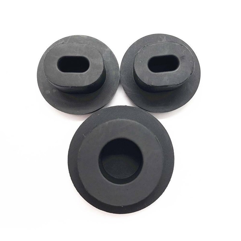 For Jeep Wrangler JK 2007-18 Tailgate Plug Set Spare Tire Carrier Delete Rubber