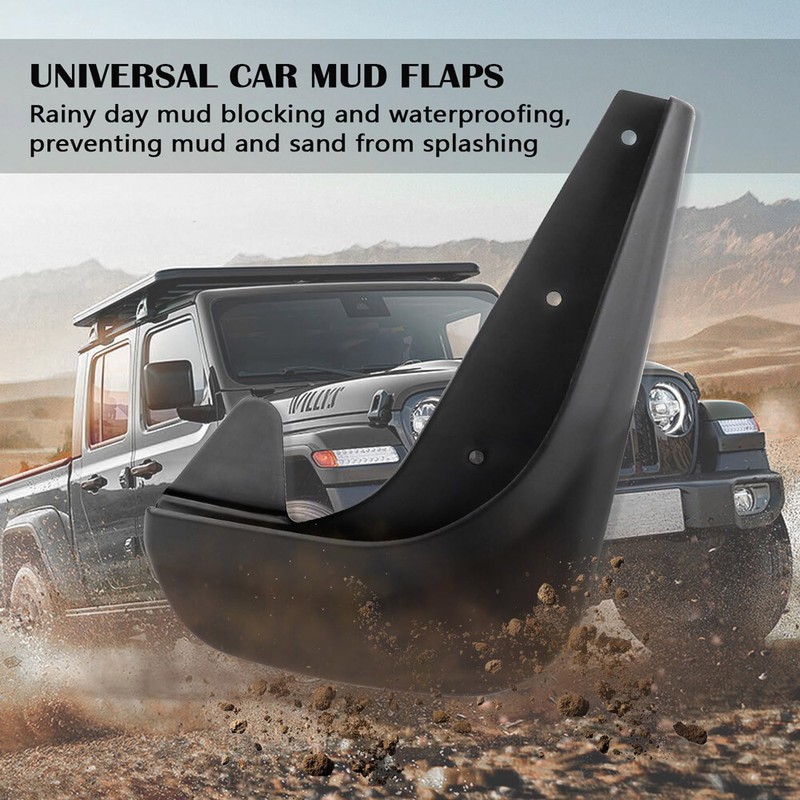 4PCS Universal Car Mud Flaps Splash Guards For Front or Rear Auto Accessories US gallery