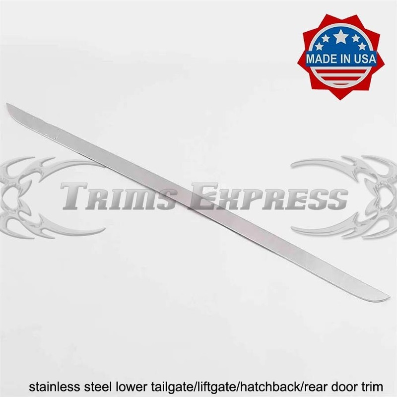 fit:2010-2020 Lincoln MKT Rear Trunk Lid Bumper Door Trim Cover Stainless gallery