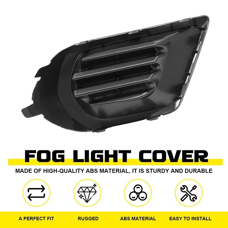 Driver Side Fog Light Trim Cover Lamp Bezel Exterior For 2014-16 Subaru Forester