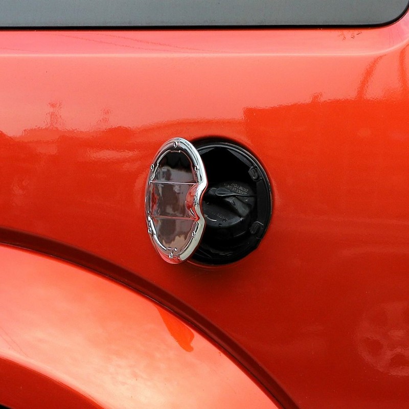 Exterior Door Fuel Tank Gas Cap Cover Trim Bezels for Dodge Nitro 2007-12 Chrome gallery
