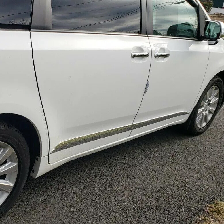 outside door body side ABS molding chrome trim 4PCS For Toyota SIENNA 2011-2020 gallery