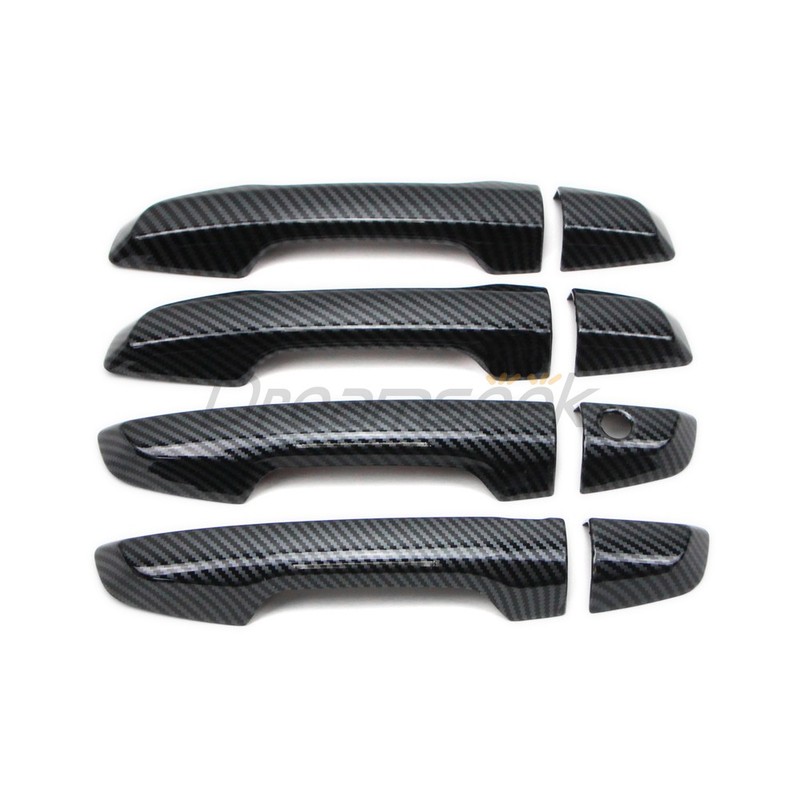 Door Handle Cover For Honda CRV CR-V 2017-2022 Carbon Fiber Style Trim Moulding