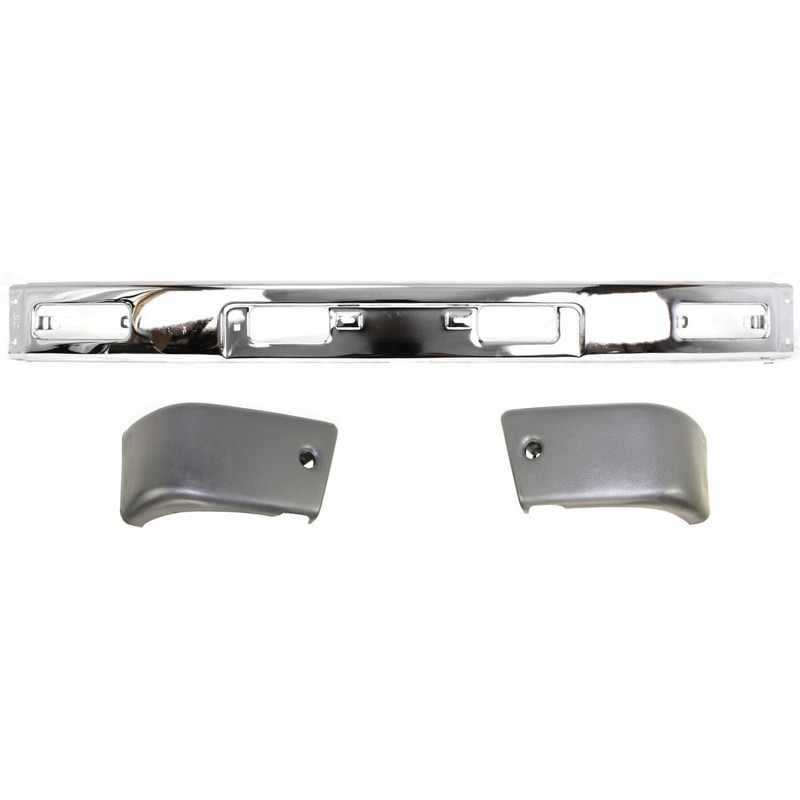 Front Bumper Kit For 1984-1987 Toyota Pickup 4Runner Chrome With Bumper Ends