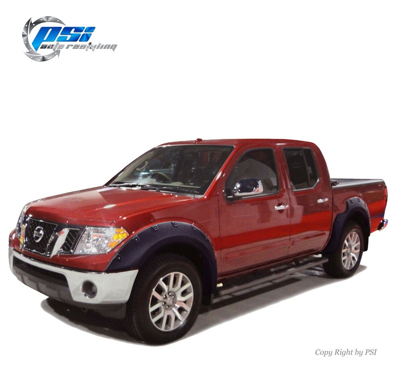 Paintable Pop-Out Bolt Fender Flares Fits Nissan Frontier 06-20 ; 5′ Bed Only