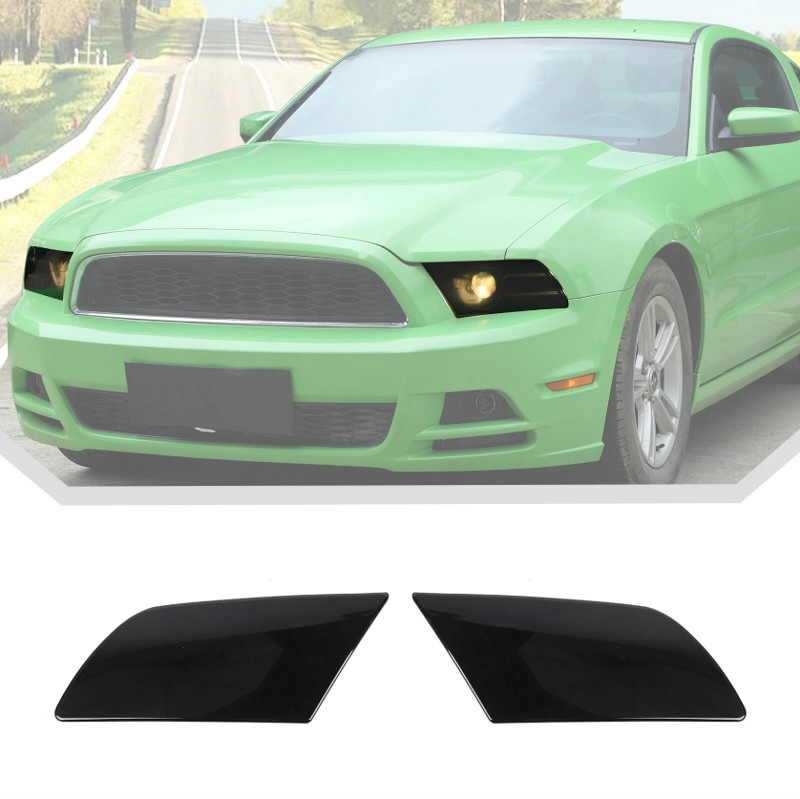 Car Front Headlight Light Lamp Decor Cover Accessories For Ford Mustang 10-14 gallery