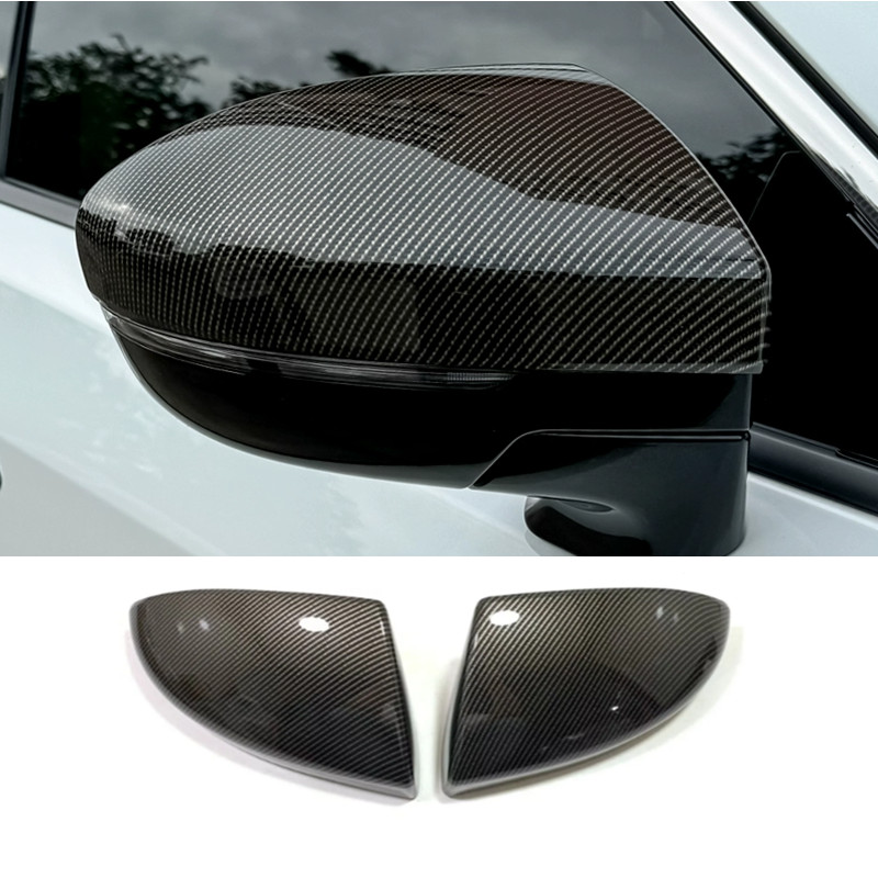 Carbon Fiber ABS Rearview Mirror Cover Caps Fit For Nissan Murano 2025 2026