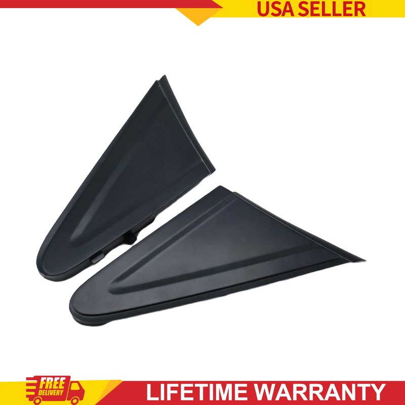 Fit 12-15 Honda Civic Door Mirror Corner Molding Trim US Stock Fast Shipping 2x gallery