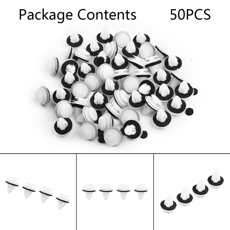 50 Pcs/Set For Mazda for CX-5 CX5 for CX-7 Door Trim Panel Moulding Retainer