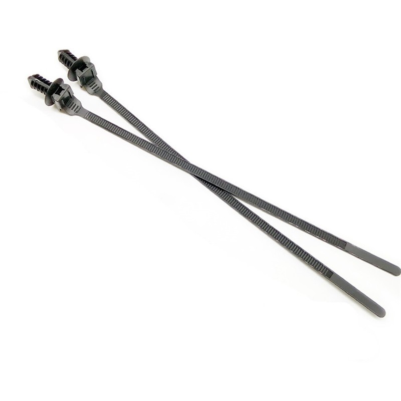 50x Car Push Mount Zip Ties Nylon Tie Wraps Clip Pipe Cable Fasteners Bundle gallery