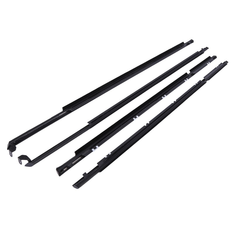 For Toyota 1995-2002 Corolla 4 Pcs Weatherstrip Seals Door Glass Window LH & RH gallery