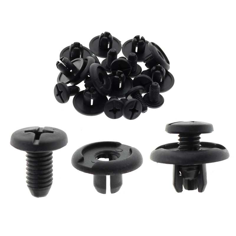 auto push pins and fastener sets car body plastic rivets fastening kit （40Pack） gallery
